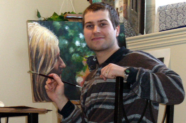 Tomas Krejcar painting